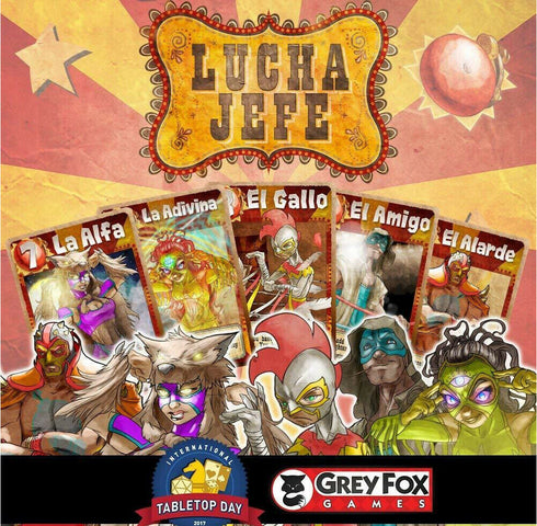 Lucha Jefe Microgame Wrestling Board Game 2 Player